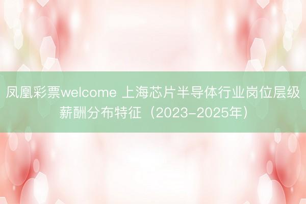 凤凰彩票welcome 上海芯片半导体行业岗位层级薪酬分布特征（2023-2025年）